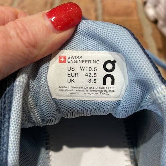 On Running Cloudswift Lake Sky Blue Athletic Shoes - Picture 7 of 8